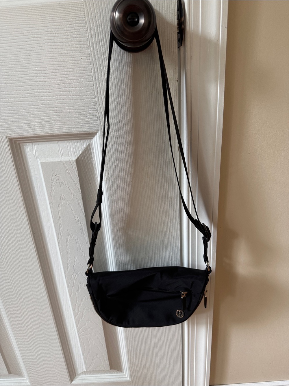 lululemon athletica Black Nylon Crossbody